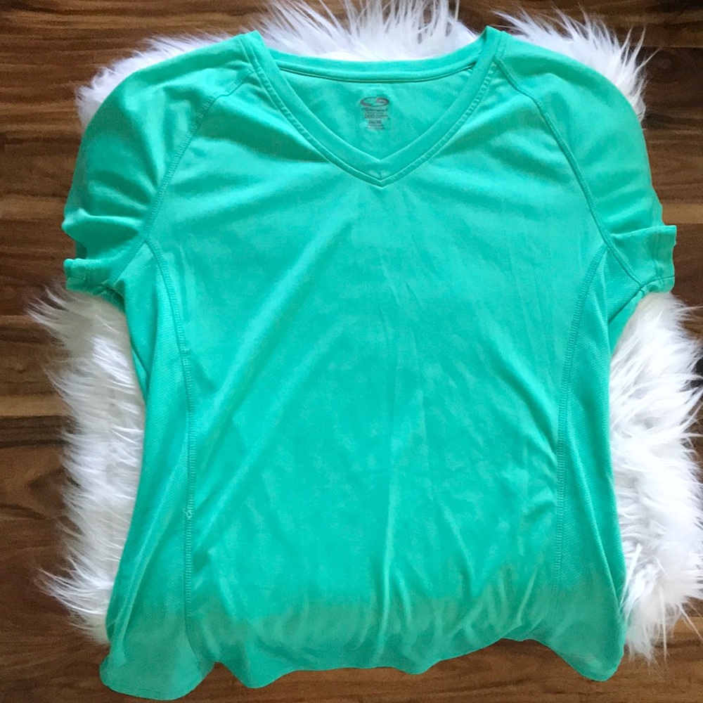 Champion Duo Dry Athletic Blue Short Sleeve